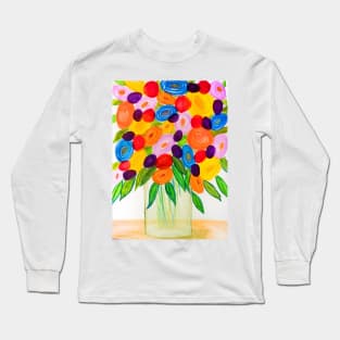 Bright Floral bouquet Long Sleeve T-Shirt